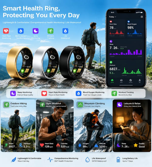 Smart Ring — Sleep, Activity & Wellness Tracker